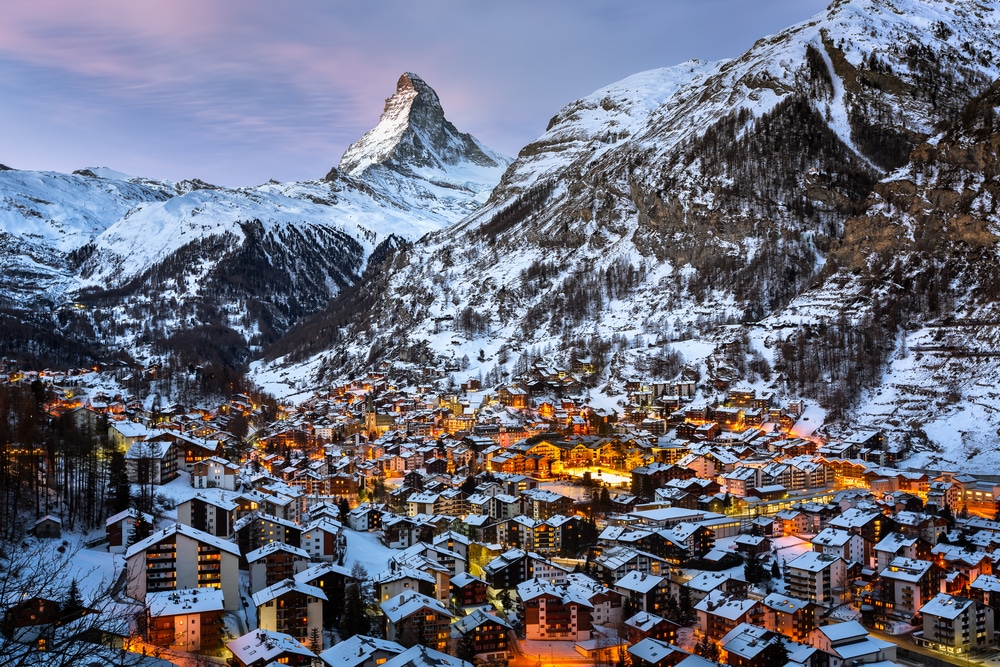 Švicarska, švicarska skijališta, Zermatt, Alpe, Matterhorn, švicarsko skijalište