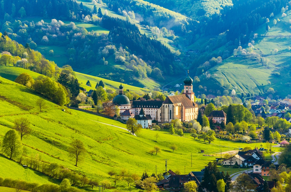 crna šuma, manastir u bavarskoj